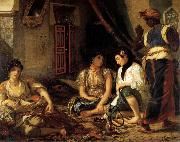 Eugene Delacroix Women of Algiers painting